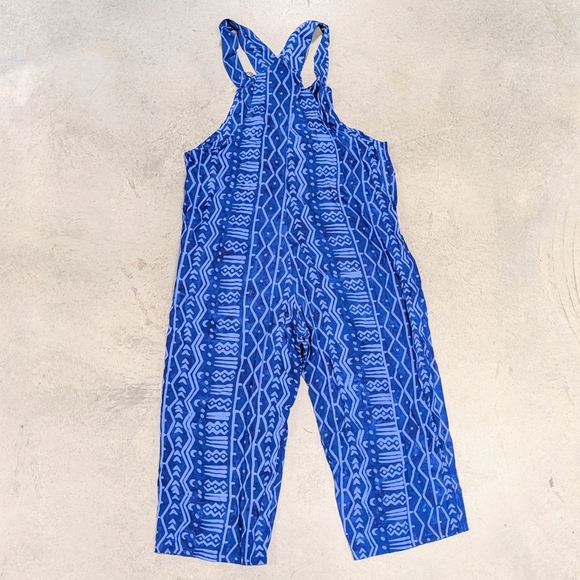 vintage NTCO cropped rayon overalls S M - Picture 5 of 8